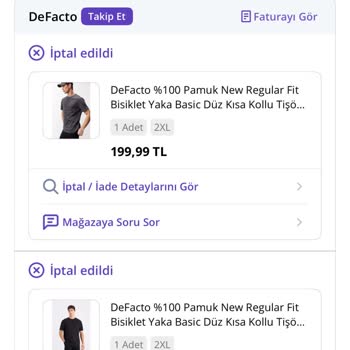 Siparişlerin Nedensiz İptali ve Gecikmeler Hakkında Şikayet