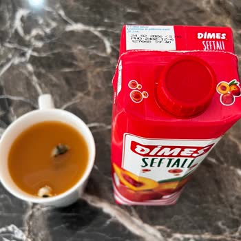 Dimes Kayısı Meyve Suyunda Beklenmedik Yabancı Maddeyle Karşılaştım