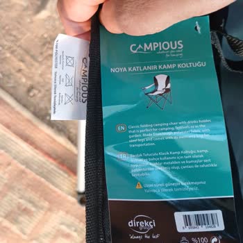 Kamp Sandalyesi İlk Kullanımda Dikişlerinden Açıldı Mağdur Oldum