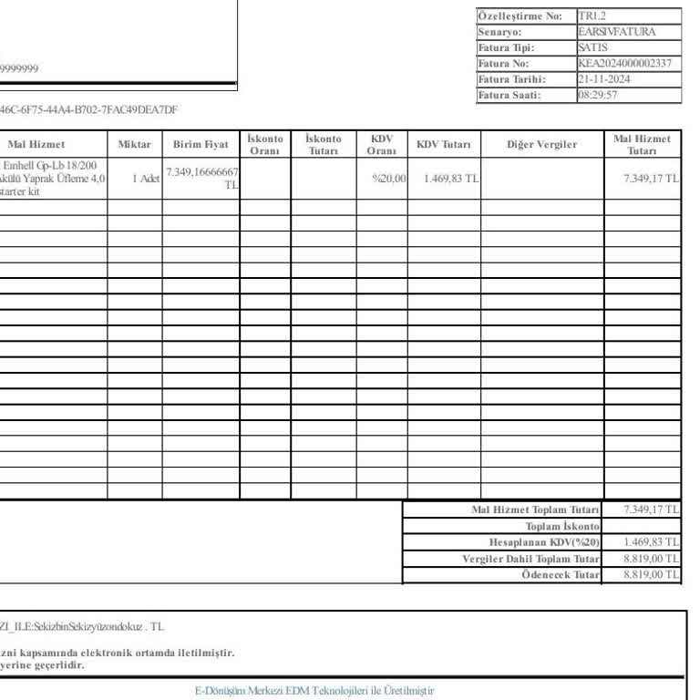 Einhell Hava Motoru Arızası Sonrası Servis Ve İletişim Sorunları Mağdur Ediyor