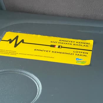 Otobüste Emniyet Kemeri Eksikliği Güvenliğimi Tehlikeye Attı