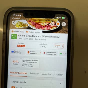 Trendyol GO Minimum Sepet Tutarı Cihazlara Göre Değişiyor