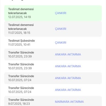 Çankırı Şubesi Kargomu Teslim Etmiyor, Çalışanlar Telefonlara Cevap Vermiyor