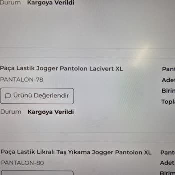 Kargo Bilgisi Ve İade Yok, Müşteri Oyalanıyor