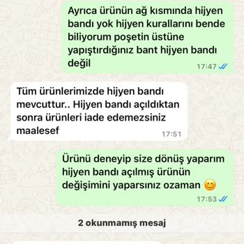 Korse Hijyen Bandı Eksikliği Ve İade Sorunu