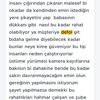 Hakmar Sancaktepe Şubesinde Kasiyerin Saygısız Ve Aşağılayıcı Davranışı