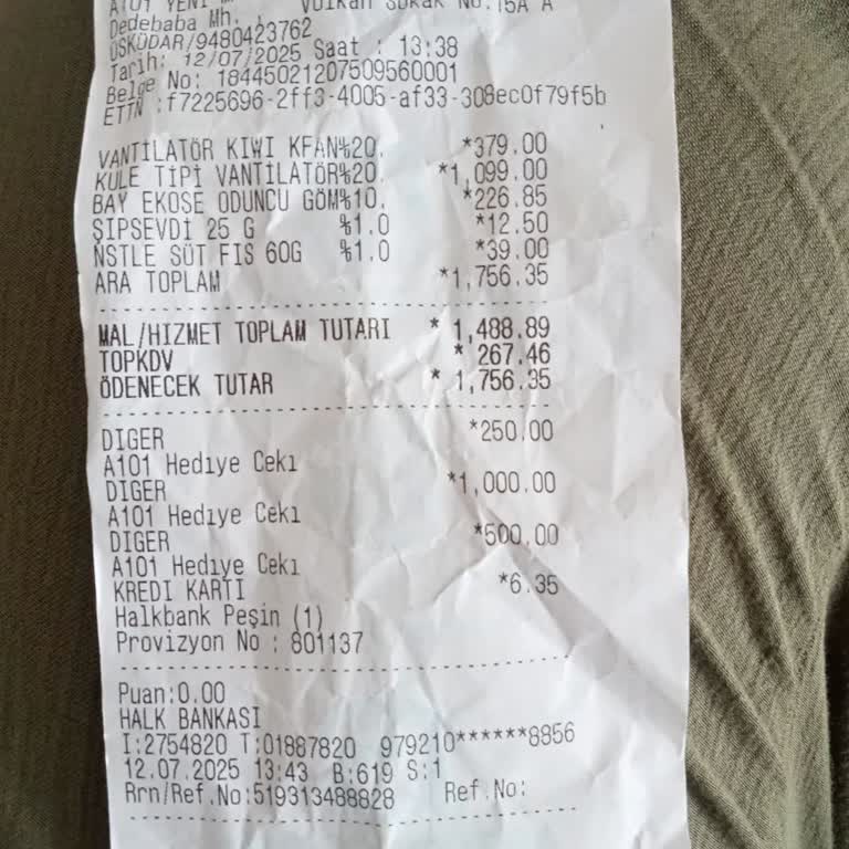 A101'den Alınan Kule Tipi Vantilatör Beklentileri Karşılamadı, İade Talebim Reddedildi