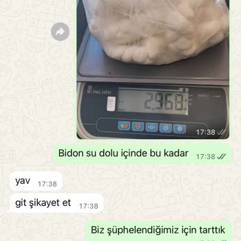 Sipariş Edilen Peynirin Eksik Ve Beklenenden Tuzlu Gelmesi