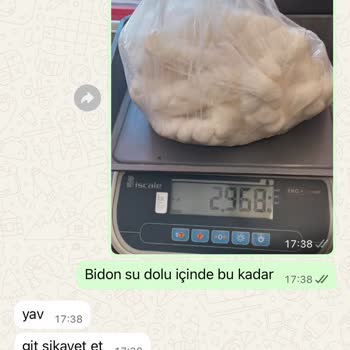 Sipariş Edilen Peynirin Eksik Ve Beklenenden Tuzlu Gelmesi