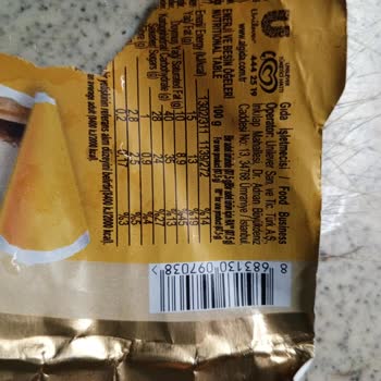 Algida Cornetto Disk Mango Ürününde Hijyen Sorunu: Üründen Yabancı Cisim Çıkması