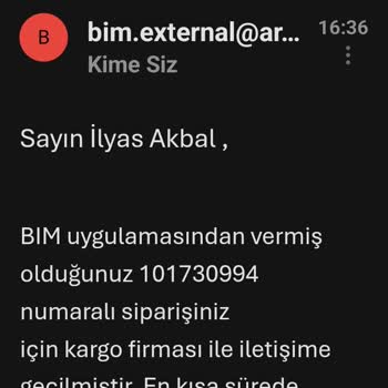 BİM Online Alışverişte Fatura Ve İade Sürecinde Yaşanan İletişim Sorunları