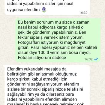 Eksik Ve Kalitesiz Ürün Teslimatı Sonrası Mağduriyet