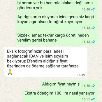 Eksik Ve Kalitesiz Ürün Teslimatı Sonrası Mağduriyet