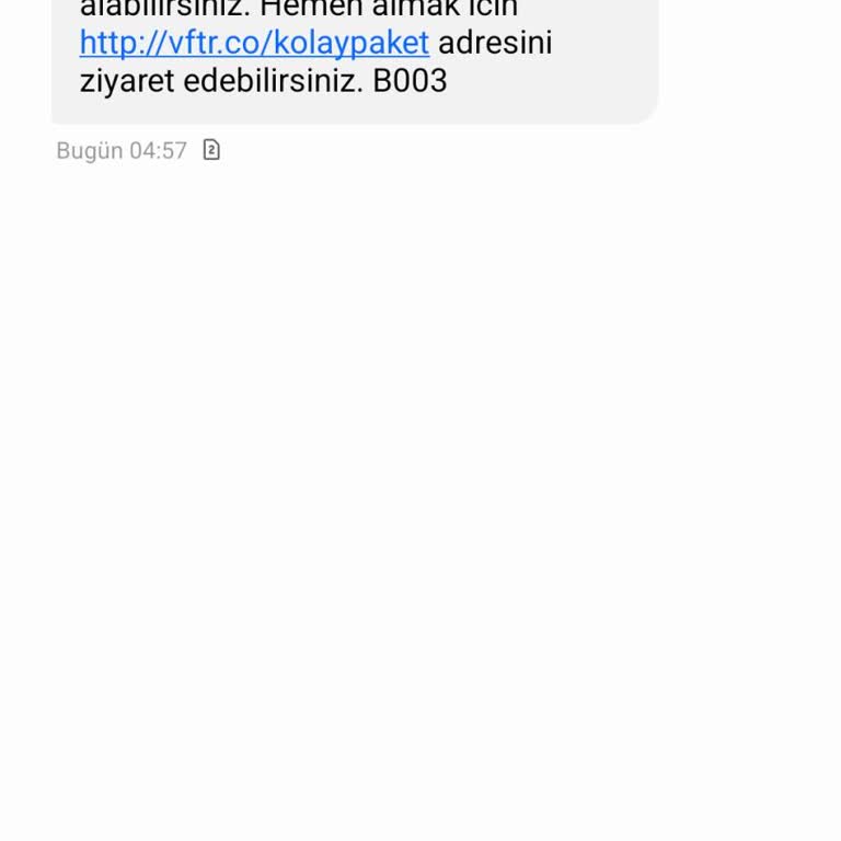 Vodafone'un Yanlış Paket Süresi Ve Müşteri Hizmetleri Tutumu Nedeniyle Mağduriyet