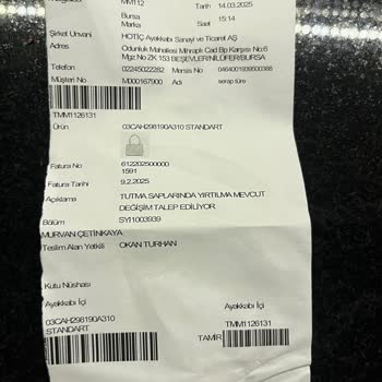 İlk Kullanımda Hasar Gören Çantada Mağduriyetim Giderilmedi