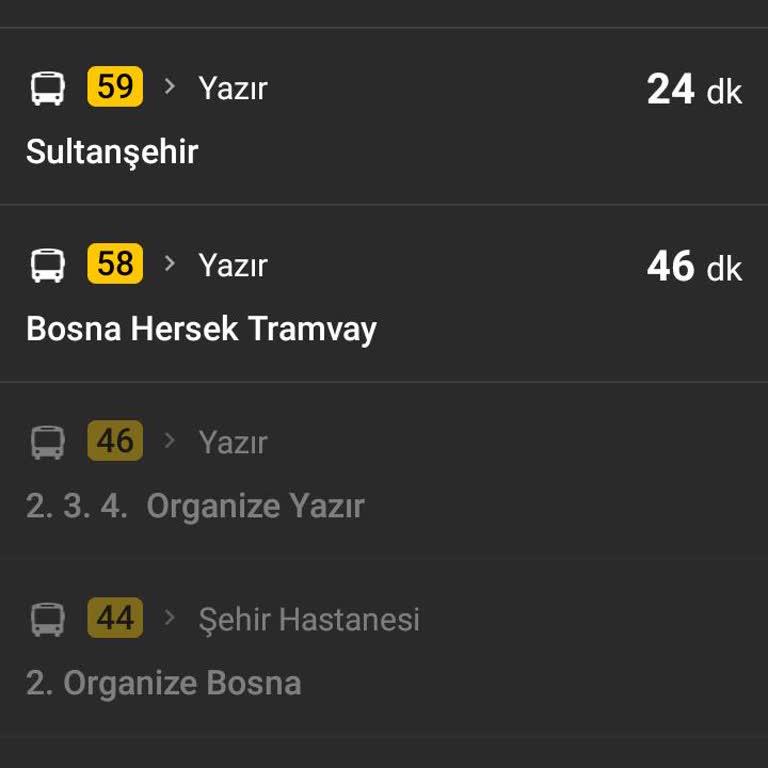 Kış Döneminde 59 Numaralı Otobüsün Sefer Saatleri Yetersiz