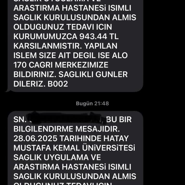 Acil Serviste Yetersiz İlgi Ve Hatalı Ücret Kesintisi Mağduriyeti