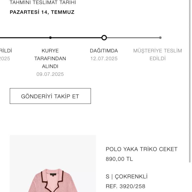 UPS Türkiye Tarafından Teslim Edilmeyen Kargo Ve Eksik Bilgilendirme