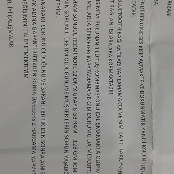 Redmi Note 12 Defalarca Bozuldu Değişim Yapılmıyor