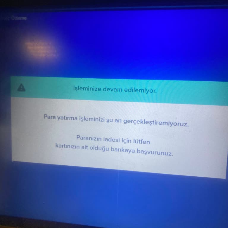 ATM’de Kaybolan Param İçin Acil Çözüm Bekliyorum