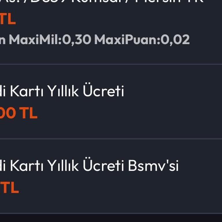 Kredi Kartı Aidatı Ve Ek Ücretler Hakkında İade Talebi