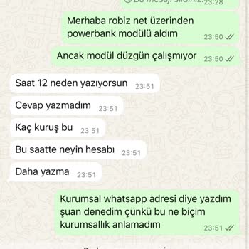 Müşteri Hizmetlerinden Şok Edici Yanıt: Kurumsallıktan Uzak Davranış