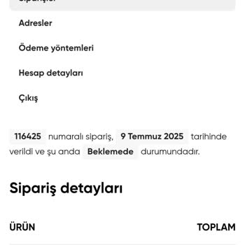 Ödeme Yapıldıktan Sonra Sipariş Hakkında Bilgi Alınamıyor