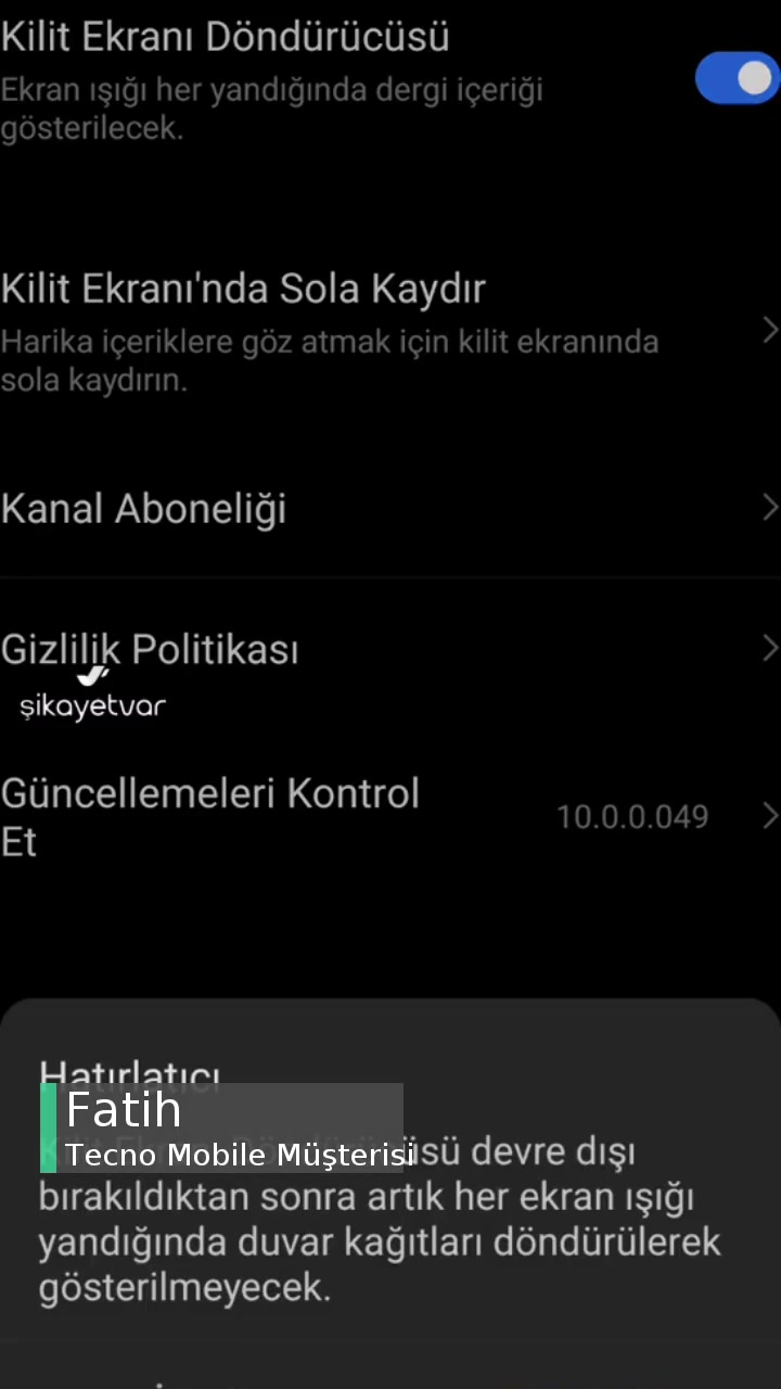 Tecno Mobile Ekran Sorunu videonun kapak resmi