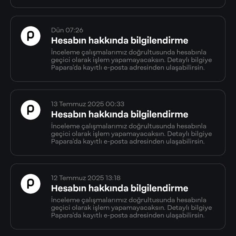 Papara Hesabımdaki Bakiyeye Erişemiyorum Mağduriyetim Ne Zaman Çözülecek