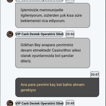 Çevrim Şartları Ve Canlı Destek Bilgisizliği Nedeniyle Para Çekememe Sorunu