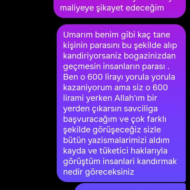 Ürün İadesi Ve Para İadesi Yapılmıyor Mağdur Edildim