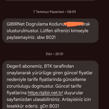 Gıbırnet'te Sık Sık Artan Fiyatlar Ve Sürekli Yaşanan Bağlantı Sorunları Müşteriyi Mağdur Ediyor