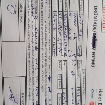 Haier Bulaşık Makinesi Kurulumunda Sürekli Servis Sorunu Ve Çözüm Eksikliği