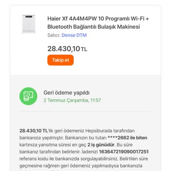 Haier Bulaşık Makinesi Kurulumunda Sürekli Servis Sorunu Ve Çözüm Eksikliği