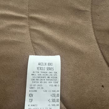 Arçelik Yetkili Servisinde Planlama Ve Hizmet Sorunu