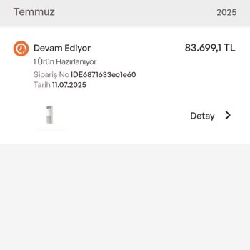 İdefix Üzerinden Satın Alınan Klimanın Kargoya Verilmemesi Ve İletişim Sorunu