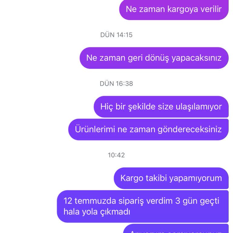 Sipariş Sonrası İletişimsizlik Ve Ulaşılamayan Müşteri Hizmetleri