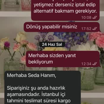 Sipariş Gönderilmedi, İade Ve İletişim Sorunları Yaşadım
