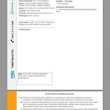 Beko Klima Sürekli Arızalanıyor, Değişim Talebim Reddediliyor
