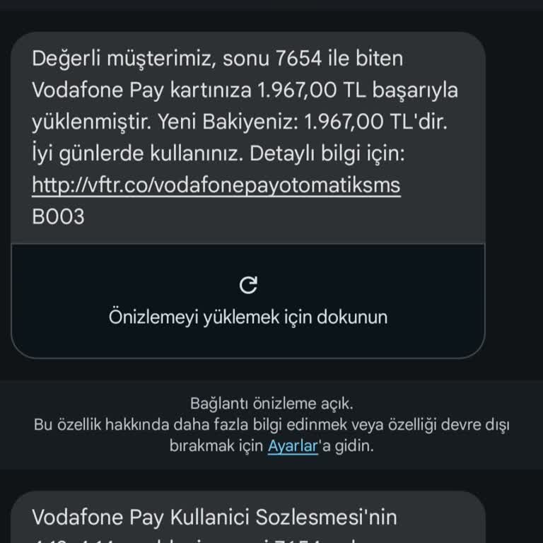 Fatura Ödemesi Sonrası Vodafone Pay Kartıma Aniden Bloke Konuldu