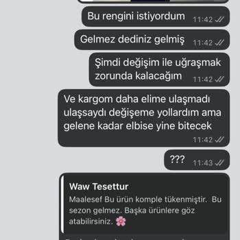 Stokta Yok Denilen Ürün Ertesi Gün Geldi, Değişimle Uğraştırıyorlar