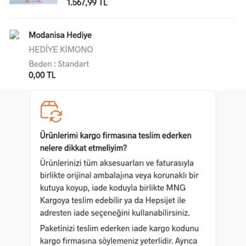 Tesettür Mayo İadesinde Ve Kargo Sürecinde Yaşanan Sorunlar