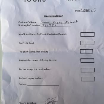 Carjet'ten Hizmet Almadan Alınan Ücret Ve İade Sorunu