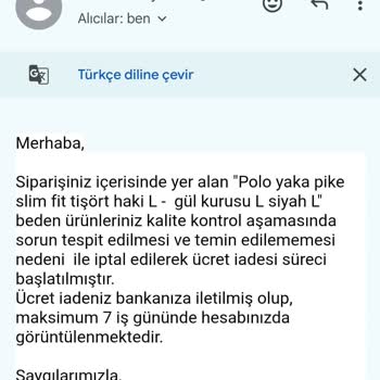 Siparişimdeki Eksik Ürünler Kalite Kontrol Bahanesiyle Gönderilmedi, Fiyatlar Arttı