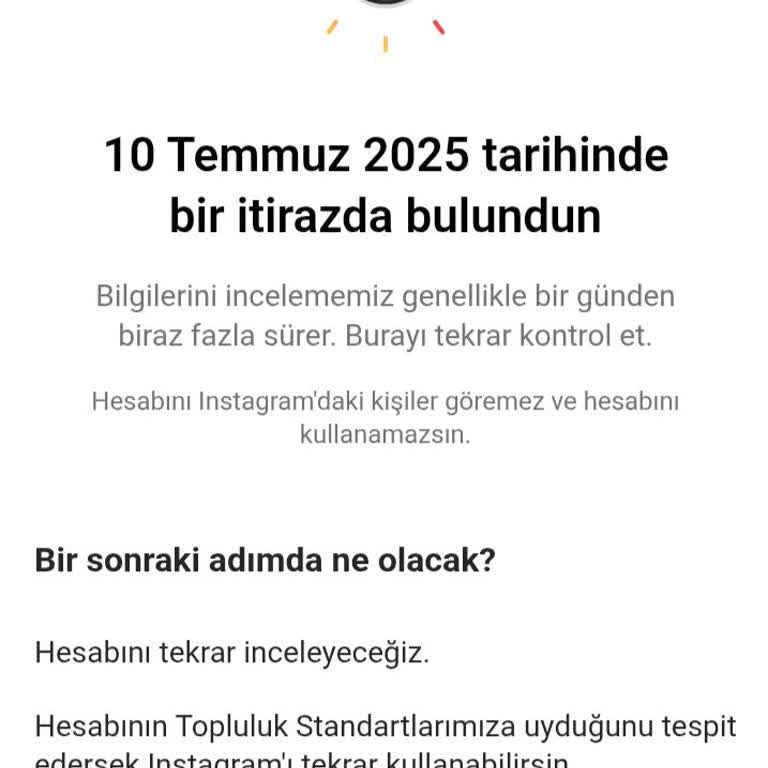 Instagram Hesabım Askıya Alındı