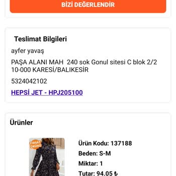 Hatalı Ürün Gönderimi Sonrası İlgisiz Ve Müşteri Odaklı Olmayan Yaklaşım