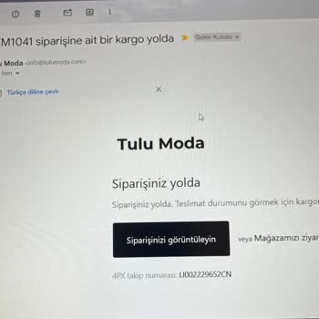 Tulu Moda Siparişim Gelmedi İletişim Yok Firma Kapanıyor
