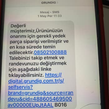 Grundig Ürün Değişim Sürecinde Mağduriyet Ve Bilgi Eksikliği Yaşıyoruz