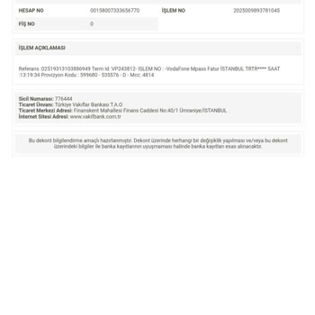 Vodafone'da Hatalı Borç Ve Çelişkili Bilgilendirme Mağduriyeti