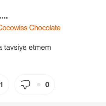 Aldığım Çikolata Sos Yanık Ve Farklı Tatta Geldi, Çözüm Bekliyorum